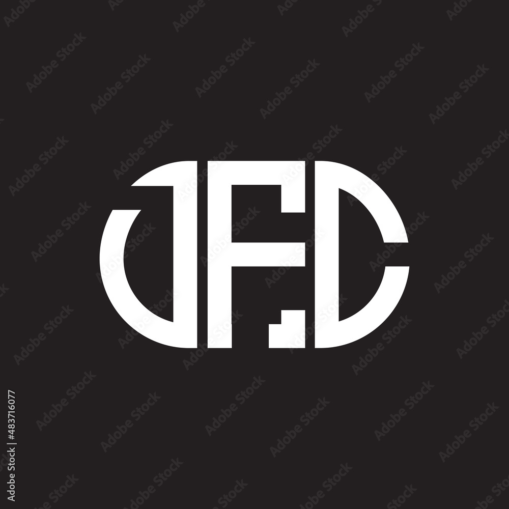 DFC letter logo design on black background. DFC creative initials letter logo concept. DFC letter design. DFC letter logo design on black background. DFC creative initials letter logo concept. DFC letter design.