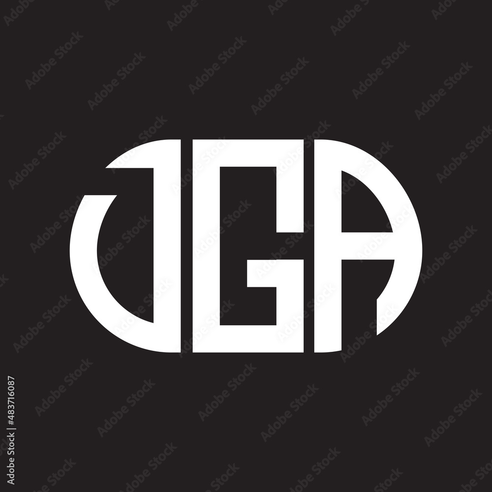 DGA letter logo design on black background. DGA creative initials letter logo concept. DGA letter design. DGA letter logo design on black background. DGA creative initials letter logo concept. DGA letter design.