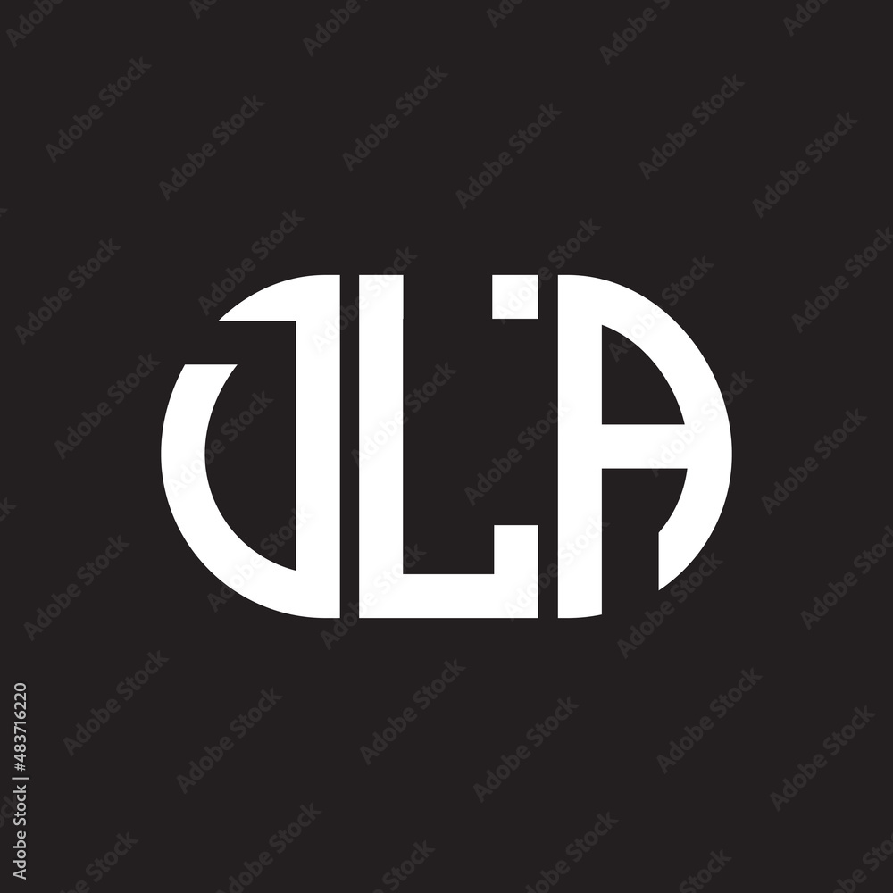 DLA letter logo design on black background. DLA creative initials letter logo concept. DLA letter design. DLA letter logo design on black background. DLA creative initials letter logo concept. DLA letter design.
