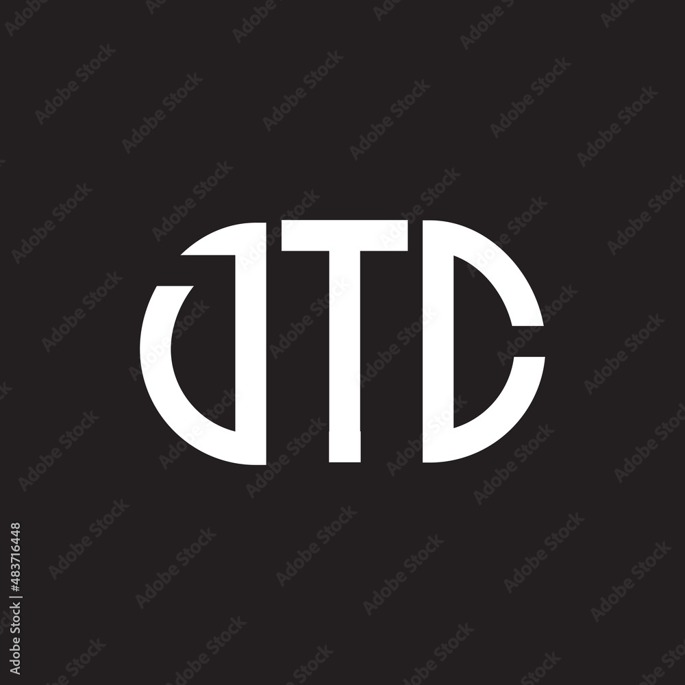 DTC letter logo design on black background. DTC creative initials letter logo concept. DTC letter design. DTC letter logo design on black background. DTC creative initials letter logo concept. DTC letter design.