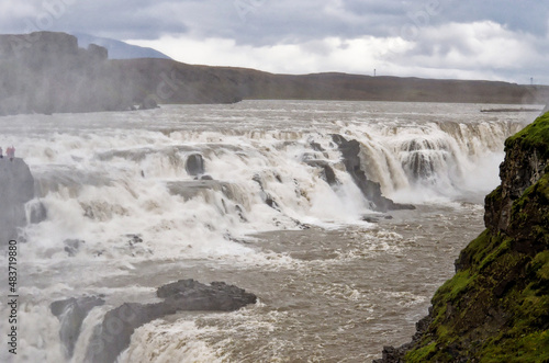 Wallpaper Mural Iceland - Golden Circle - Gullfoss Golden Falls Torontodigital.ca