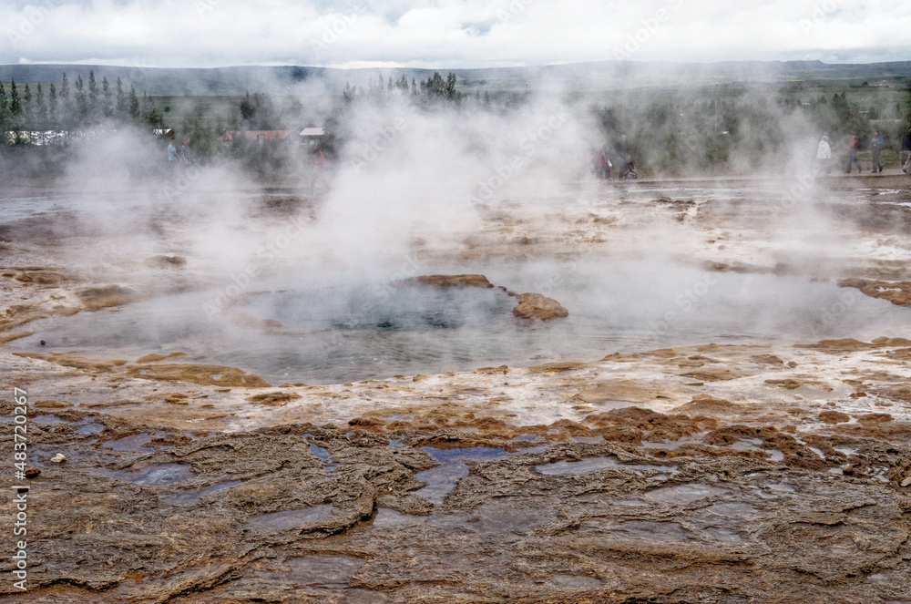 Haukadalur Blesi Geysir - Golden Circle - Iceland