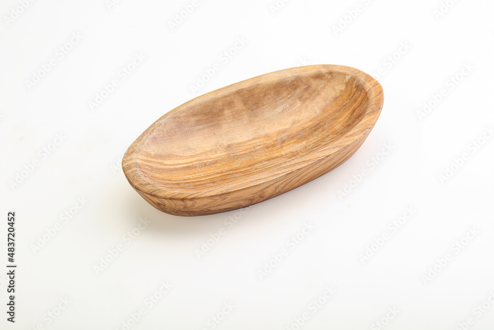 Wooden empty bowl for kitchen Wooden empty bowl for kitchen