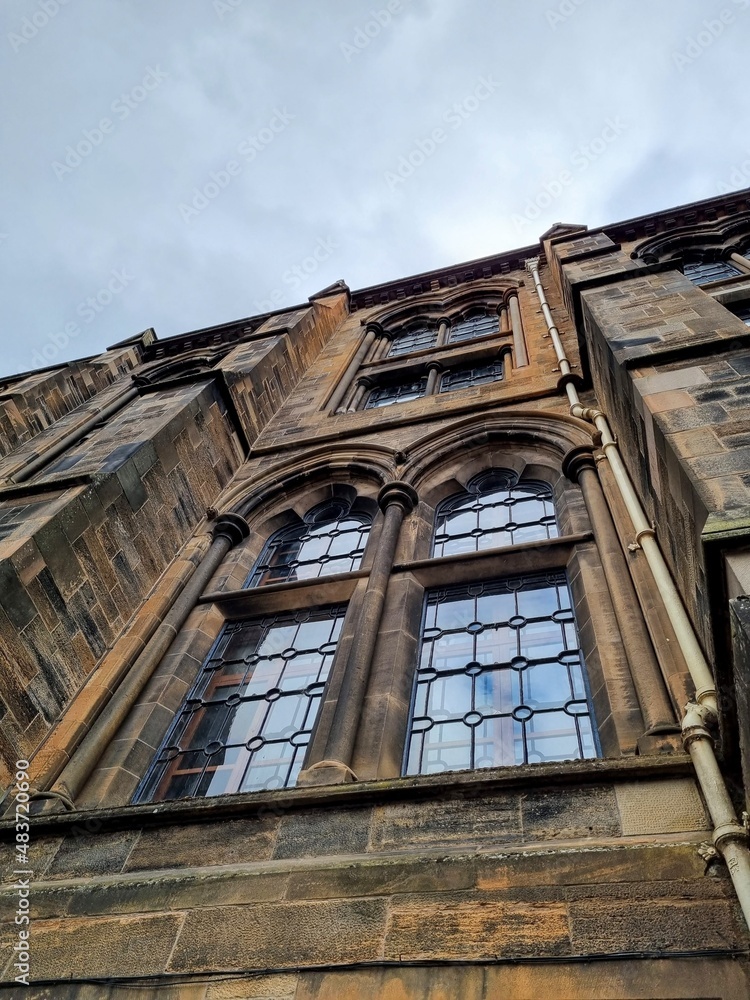 Gothic windows at University of Glasgow