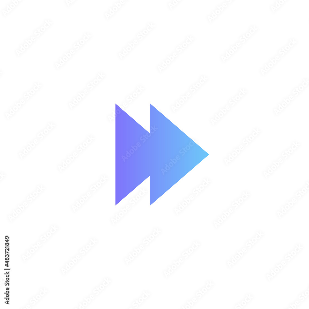 Forward icon. next button vector icon with gradient Forward icon. next button vector icon with gradient