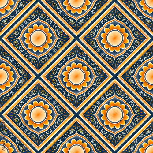 Yellow Orange Gold Flower o...