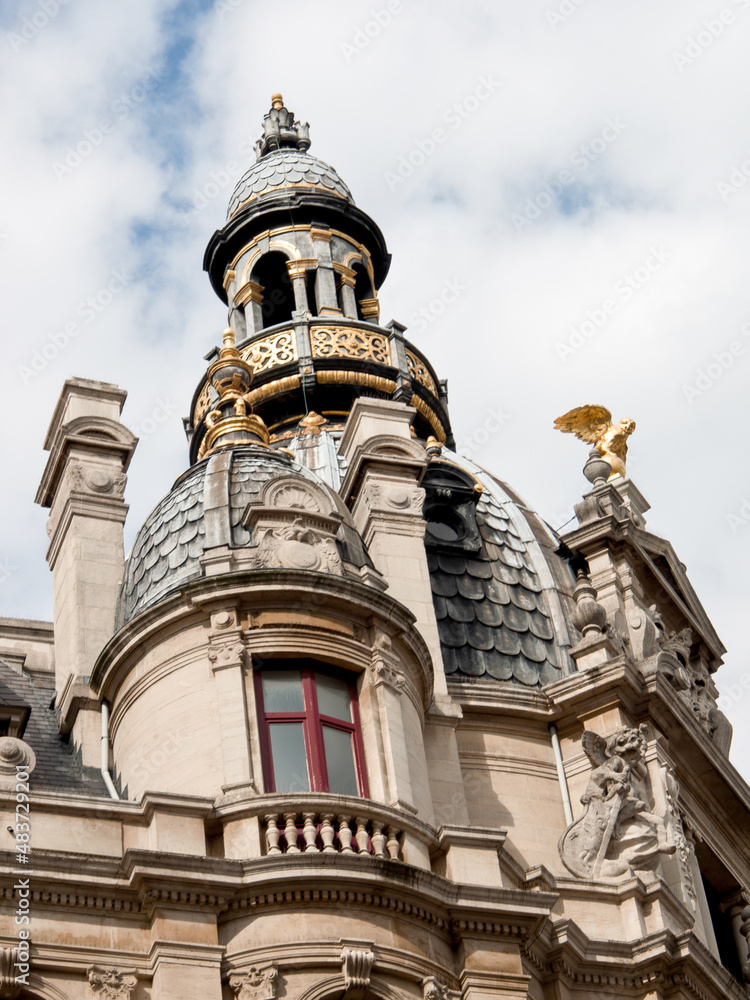 Fototapeta premium Die Hafenstadt Antwerpen in Belgien