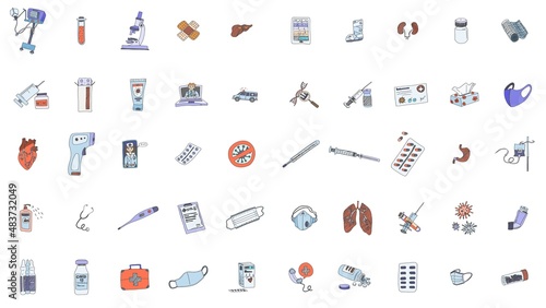 hospital inventory and life support apparatus new