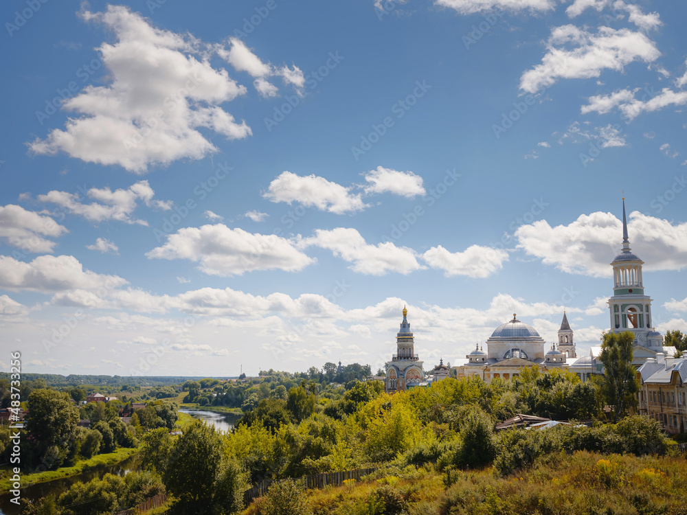 summer travel to Russia, Torzhok city. summer travel to Russia, Torzhok city.