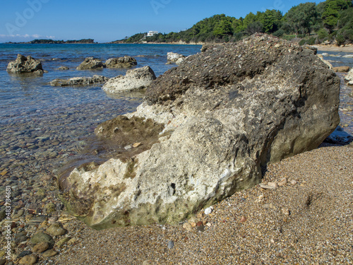 Am Strand von Katakolon in Griechenland photo