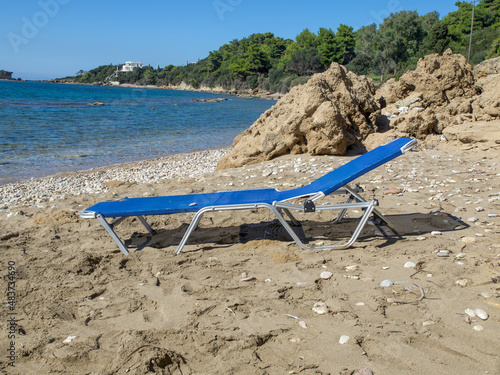 Am Strand von Katakolon in Griechenland photo