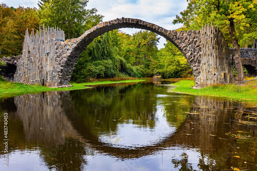  Picturesque bridge in the park © Kushnirov Avraham