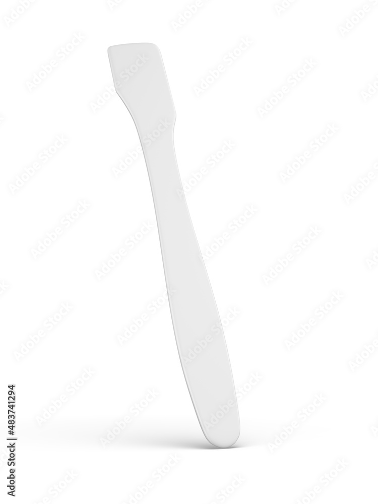 Blank Cosmetic Spatula template for mockup and branding, 3d render illustration. Blank Cosmetic Spatula template for mockup and branding, 3d render illustration.