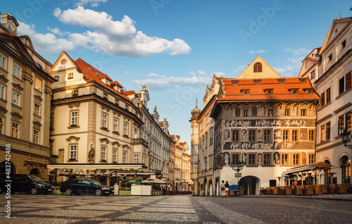 Old Town Square in morning