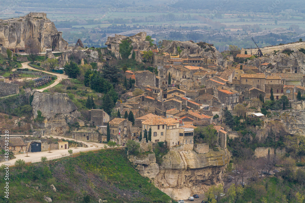 Obraz premium Touristischer Ort, Les Baux-de-Provence