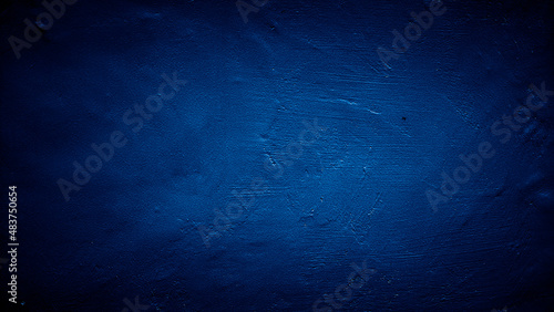 dark blue abstract texture cement concrete wall background