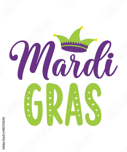 Mardi Gras SVG Bundle, SVG Cut Files, commercial use, instant download, printable vector clip art, Fat Tuesday Carnival, Beads Bling, eads and Bling It's a Mardi Gras Thing Funny Fat Tuesday Phrase T-