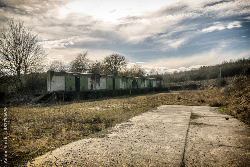Fototapeta premium US Trainingsgelände - Lost Place