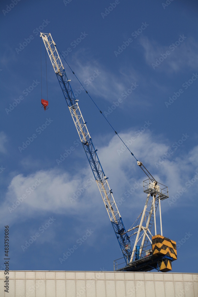 crane on the site