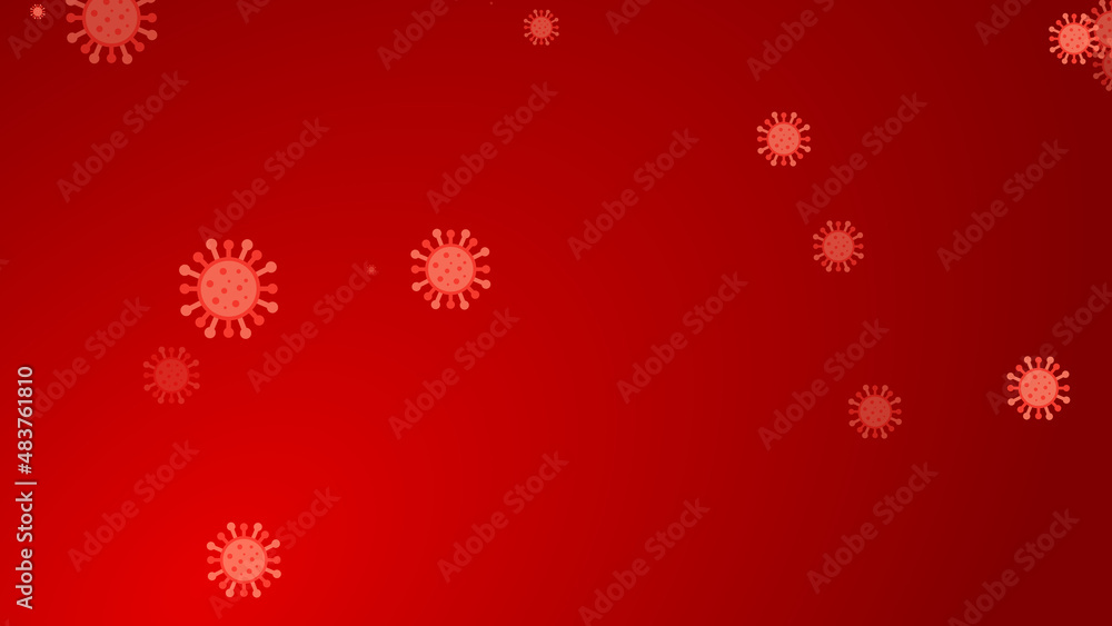 Coronavirus red pattern banner background. Abstract healthcare Illustrations concept COVID-19. Coronavirus red pattern banner background. Abstract healthcare Illustrations concept COVID-19.
