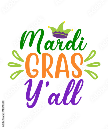 Mardi Gras SVG Bundle, SVG Cut Files, commercial use, instant download, printable vector clip art, Fat Tuesday Carnival, Beads Bling, eads and Bling It's a Mardi Gras Thing Funny Fat Tuesday Phrase T-