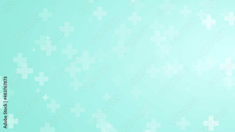 Abstract white blue green colors cross pattern healthcare background. Abstract white blue green colors cross pattern healthcare background.