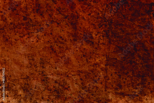 Copper brown wrinkled paper texture