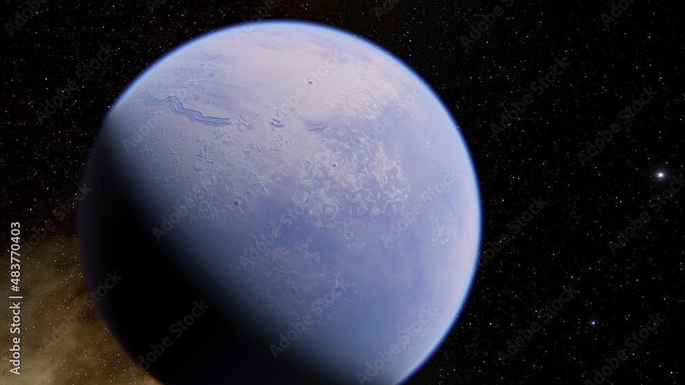 Abstract planets and space background Abstract planets and space background