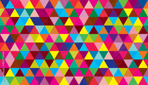 Colorful Abstract Hexagonal Background Pattern
