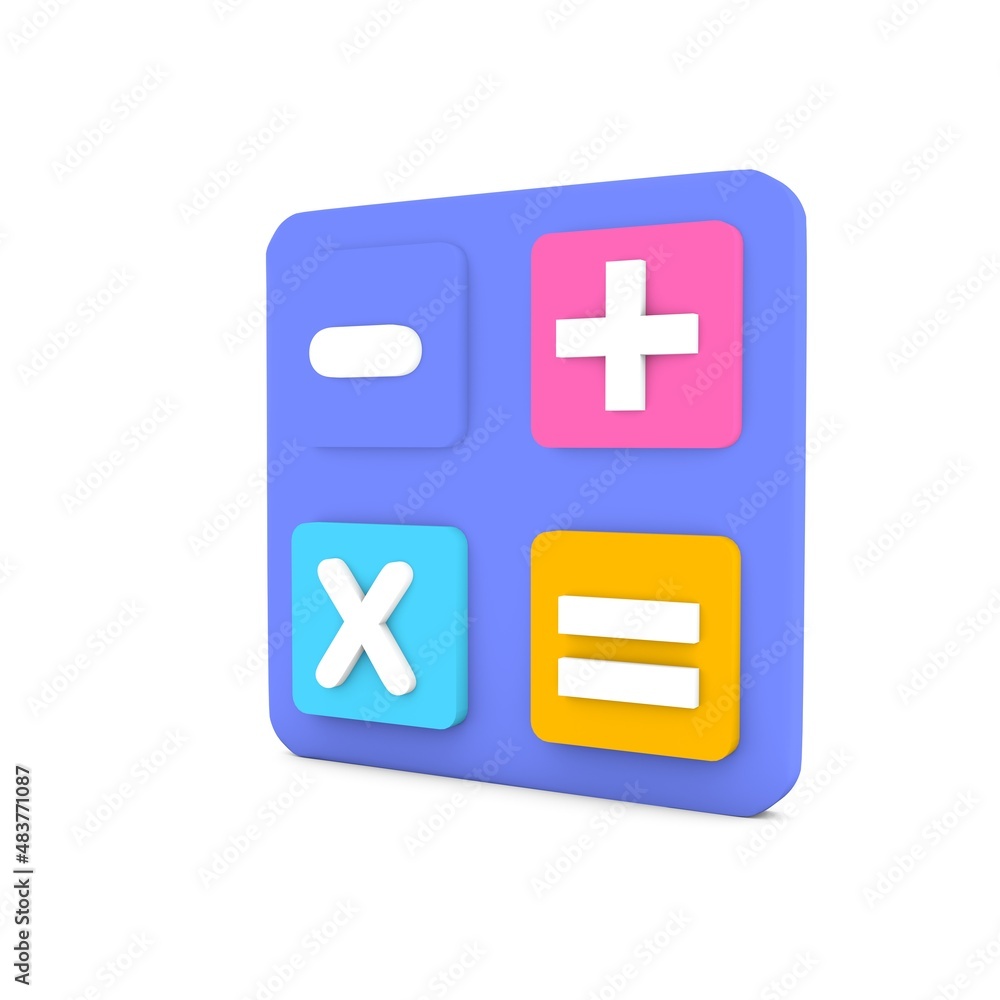 Finance tools on white background. 3d rendering Finance tools on white background. 3d rendering