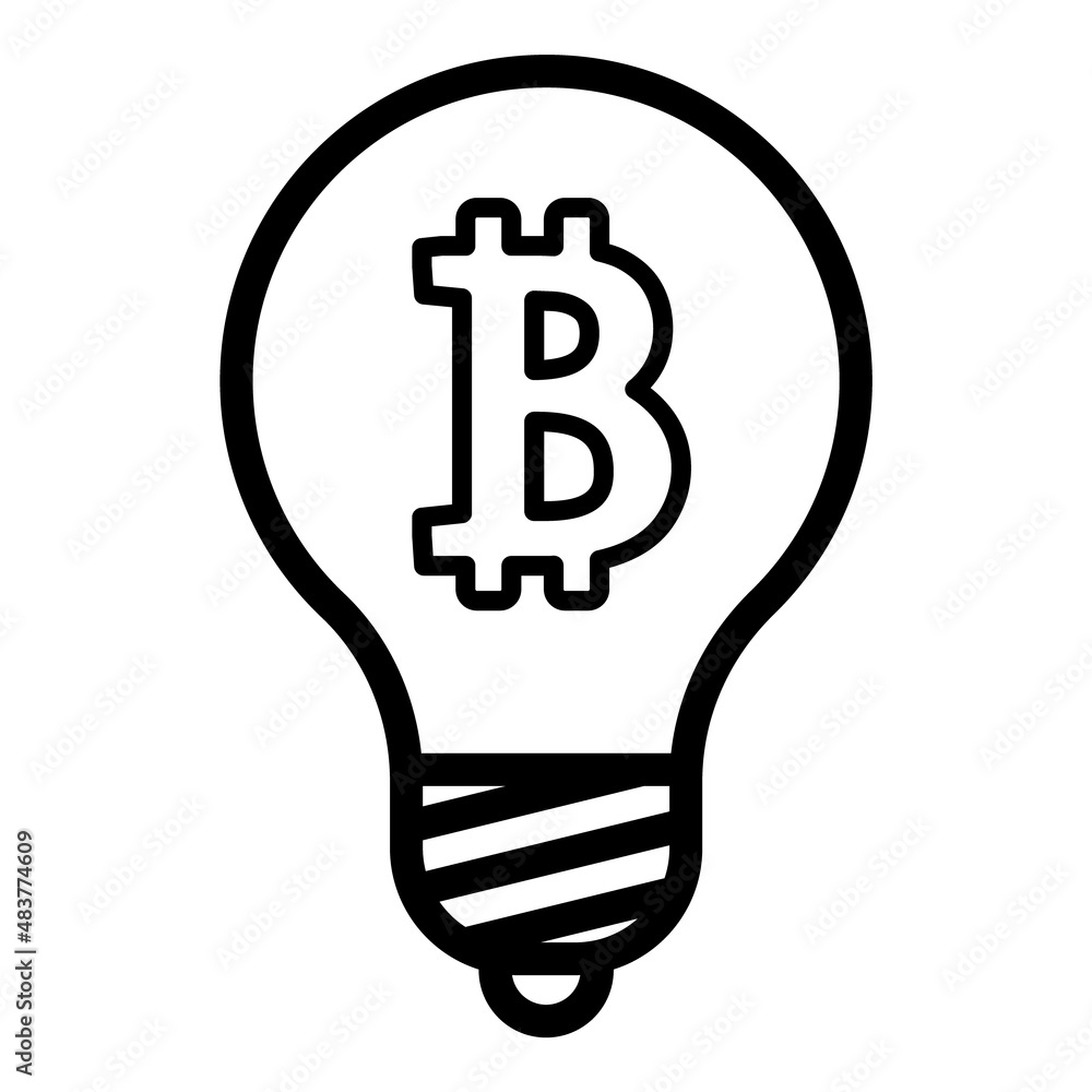 Bitcoin Flat Icon Isolated On White Background Bitcoin Flat Icon Isolated On White Background