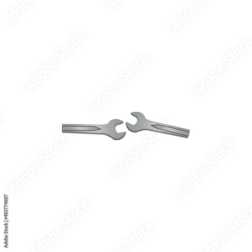 wrench design illustration © muhamad
