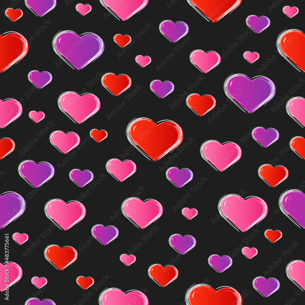 background hearts 