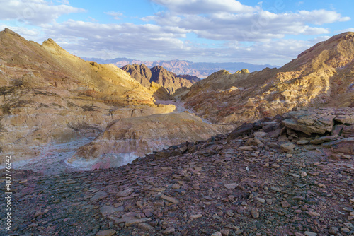 Winter view in the Massive Eilat Nature Reserve
