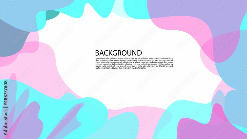 Design of Colorful vector liquid background
