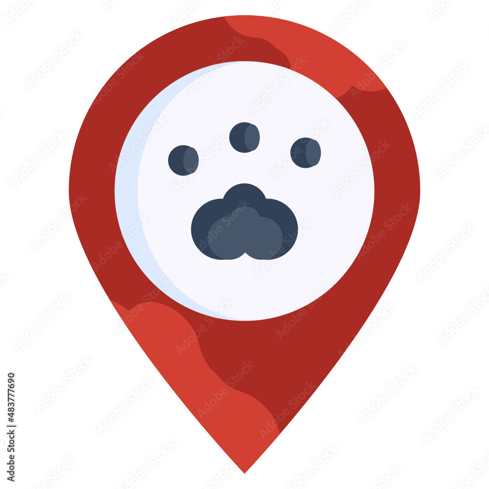 Fototapeta premium Location Pin Flaticon
