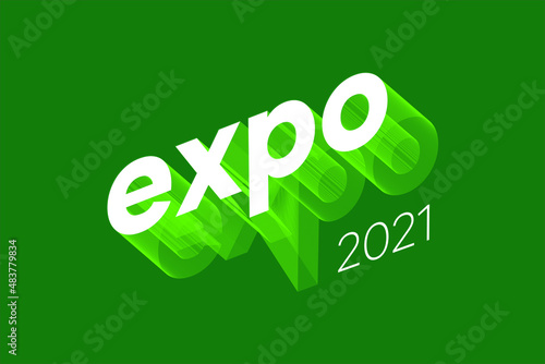 Trend EXPO logo vector illustration. 2021 concept