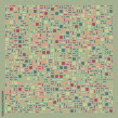 Offset Quads generative art background art illustration