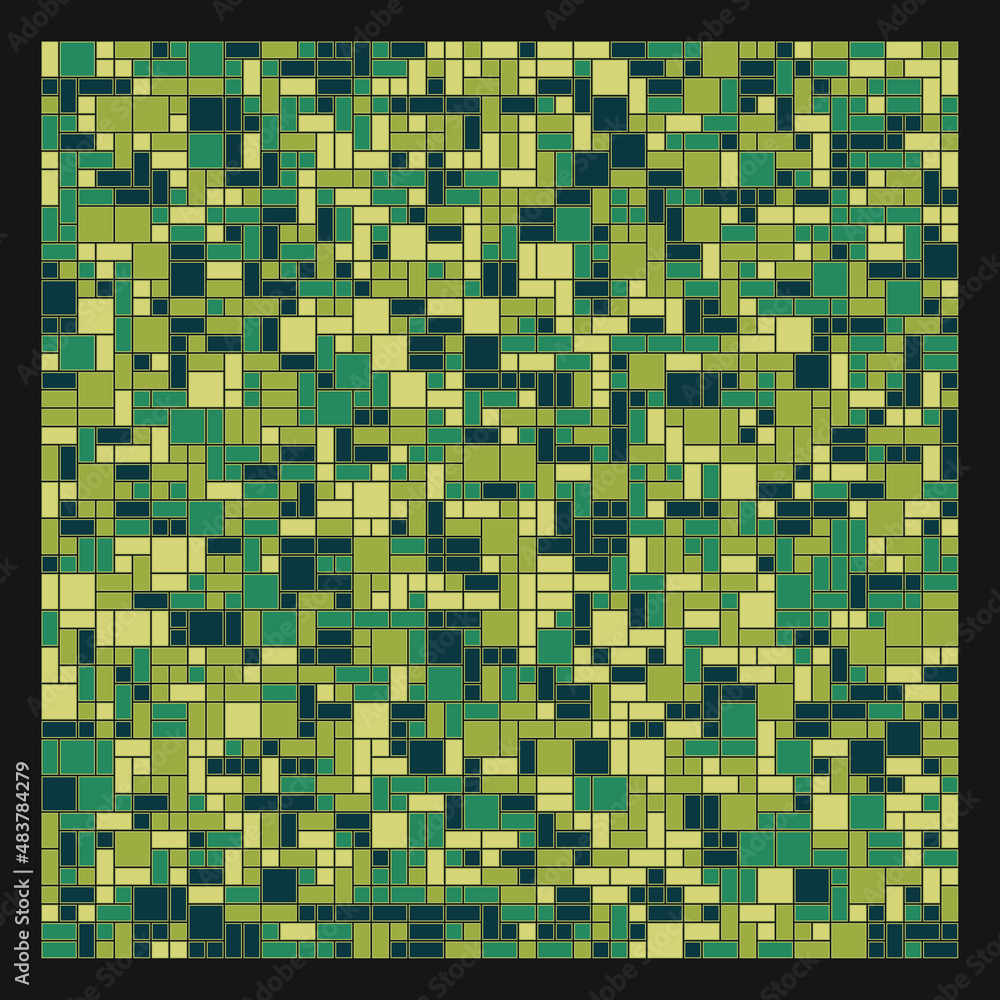 Offset Quads generative art background art illustration Offset Quads generative art background art illustration