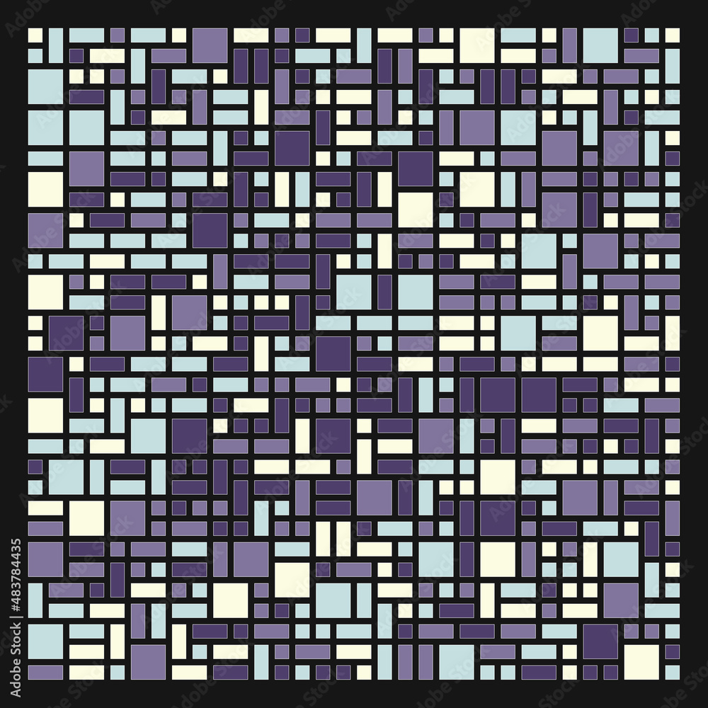 Offset Quads generative art background art illustration Offset Quads generative art background art illustration