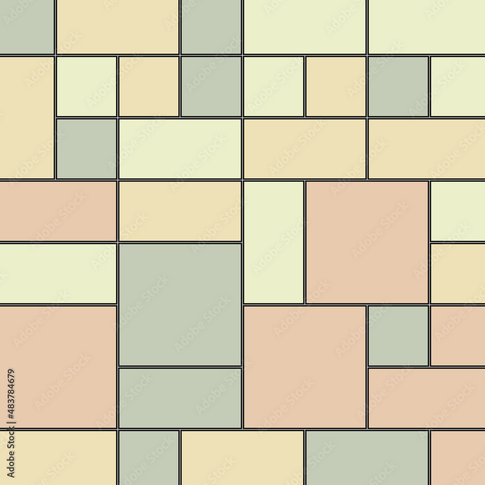 Offset Quads generative art background art illustration Offset Quads generative art background art illustration
