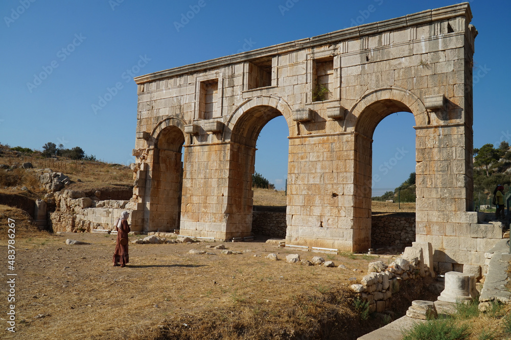Restoration of the ancient Greek city of Patara in southern Turkey.