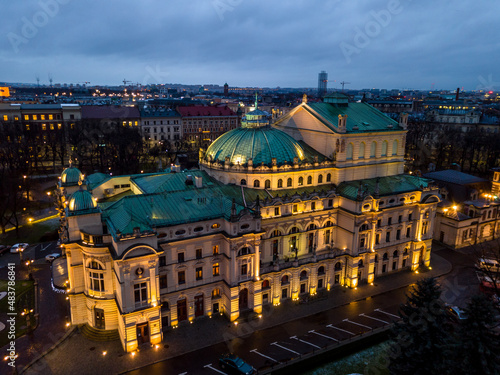 Juliusz Slowacki theater in Krakow Poland famous