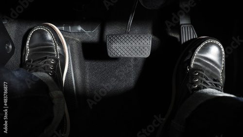 Fotografie Accelerate and Brake