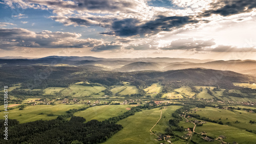 Piękno gór i Beskidu Niskiego (Brunary, Małopolska, POlska) photo