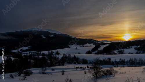 Fototapeta Naklejka Na Ścianę i Meble -  Bieszczady, Polska , połonina , góry, Karpaty