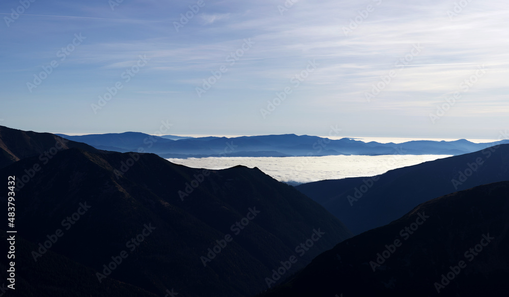 clouds over the mountains.
evening soft lights in mountains. clouds over the mountains.
evening soft lights in mountains.