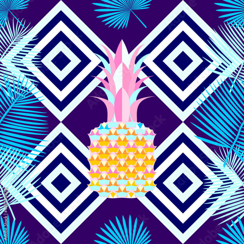 tropical seamless pattern