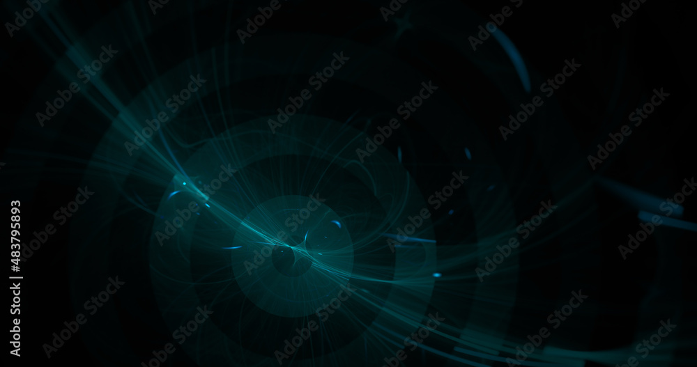 Abstract amazing background from colorful fractal shapes. Digital fractal art. 3d rendering.
