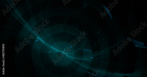 Abstract amazing background from colorful fractal shapes. Digital fractal art. 3d rendering.